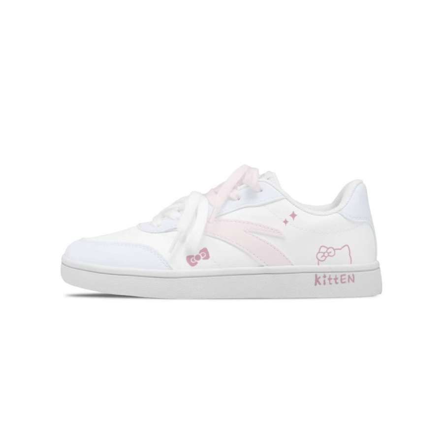 ANTA Active Skateboard Shoes Women's Low Top Blue Pink