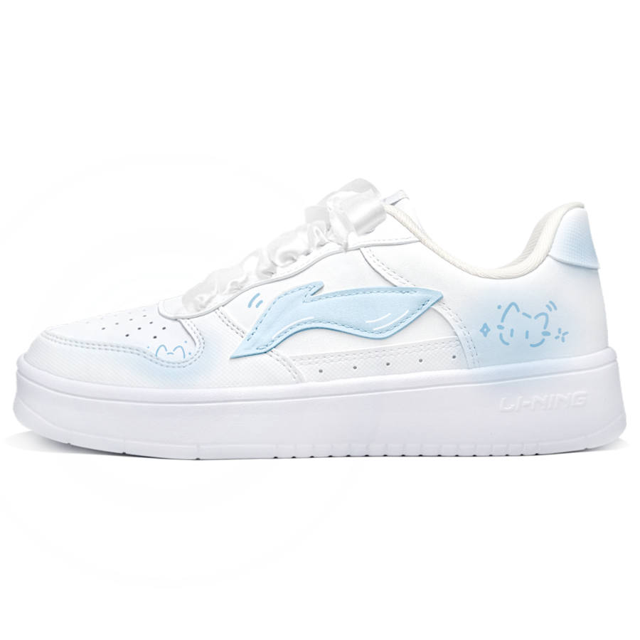Li-Ning Li Ning Floating Boat Skateboard Shoes Women's Low Top White