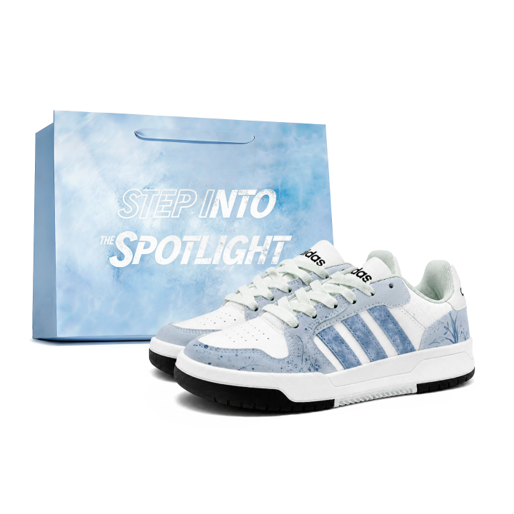 Adidas Adidas ENTRAP Skateboard Shoes Unisex Low Top Blue Gray