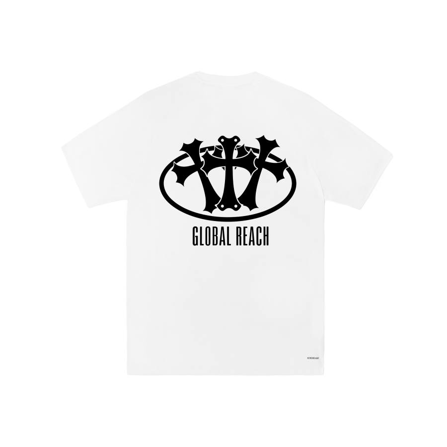 Adidas Adidas T Shirts Men's White Crew Neck Moderate