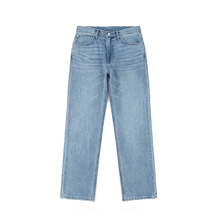 Lee Lee Jeans Men's Light Blue Moderate Straight Fit Pants