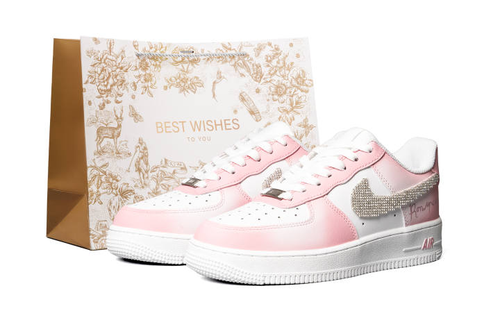 Nike Nike Air Force 1 Skateboard Shoes Unisex Low Top Pink