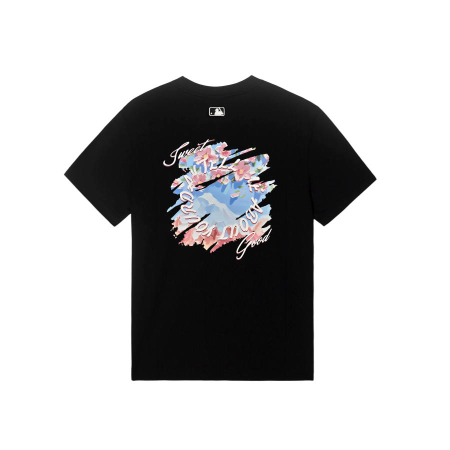 MLB T Shirts Unisex New York Yankees/Black Crew Neck Moderate Straight Fit