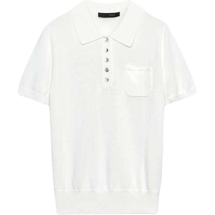 ZARA Polo Shirts Women's White