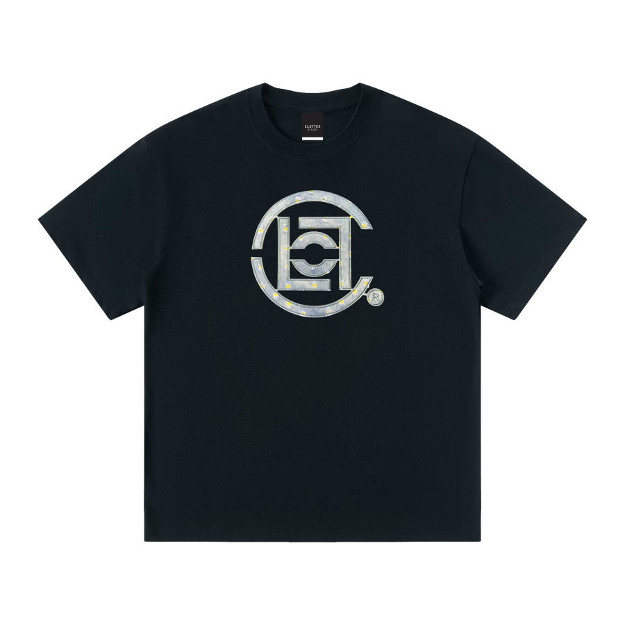 CLOT T Shirts Men's Crew Neck Moderate Straight Fit