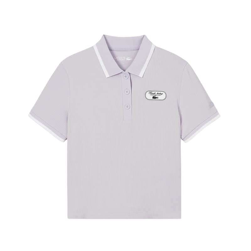 LACOSTE Polo Shirts Women's Polo Collar Moderate