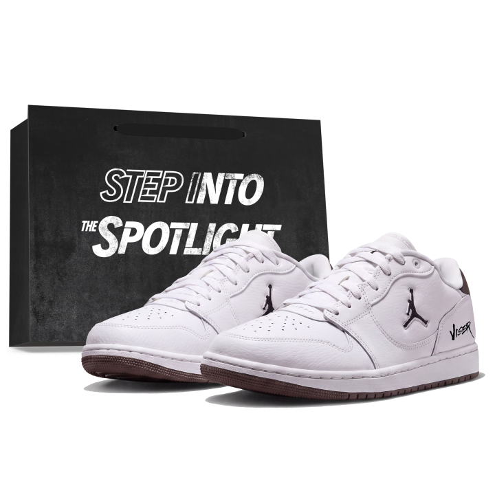 Jordan Jordan COURT CONNECT Skateboard Shoes Unisex Low Top White/Green/Beige