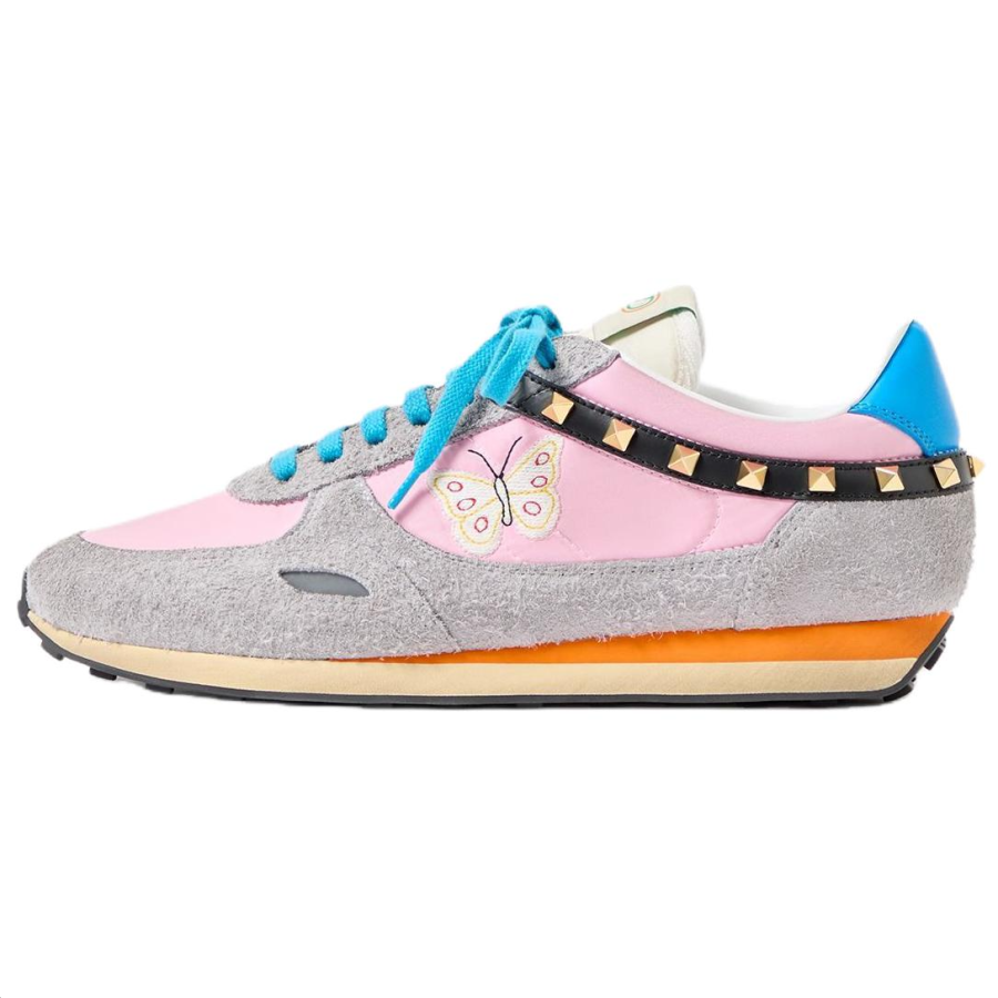 Valentino Casual Shoes Men's Low Top Gray