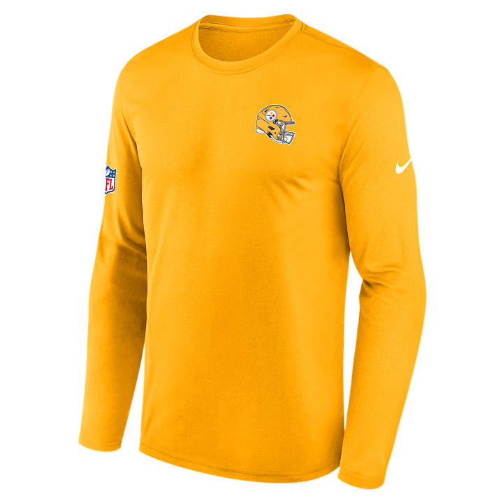 Nike Nike College T Shirts Men's Gold Crew Neck Moderate