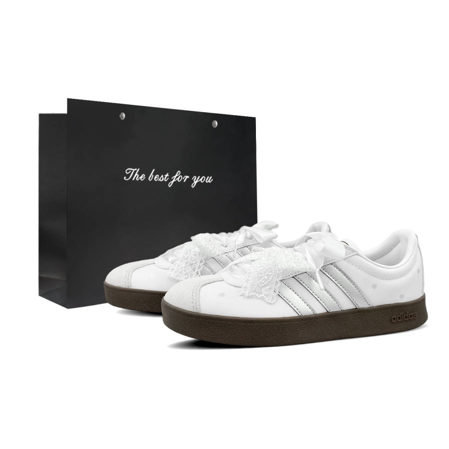 Adidas Adidas VL COURT 2.0 German Army Trainers Unisex Low Top Brown/Gray