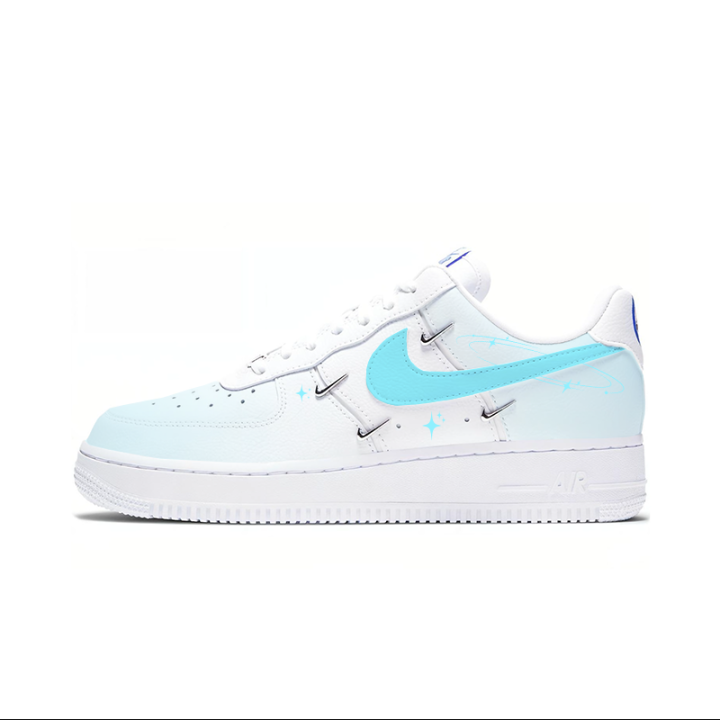 Nike Nike Air Force 1 Skateboard Shoes Women's Low Top Blue