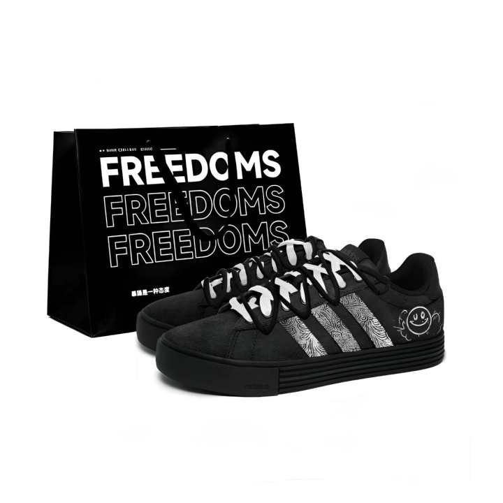 Adidas Adidas Daily Skateboard Shoes Unisex Low Top Silver
