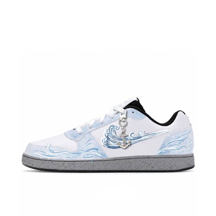 Nike Nike EBERNON Skateboard Shoes Unisex Low Top Blue/White