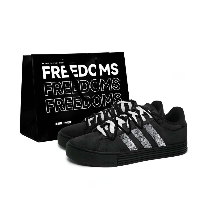 Adidas Adidas Daily Skateboard Shoes Unisex Low Top Silver