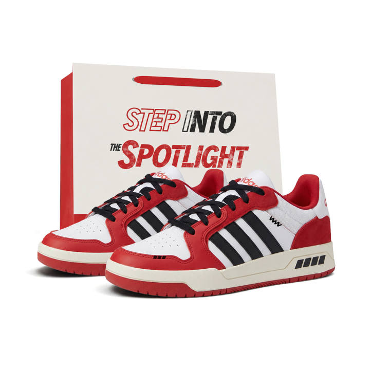 Adidas Adidas ENTRAP Skateboard Shoes Unisex Low Top Red/White/Black