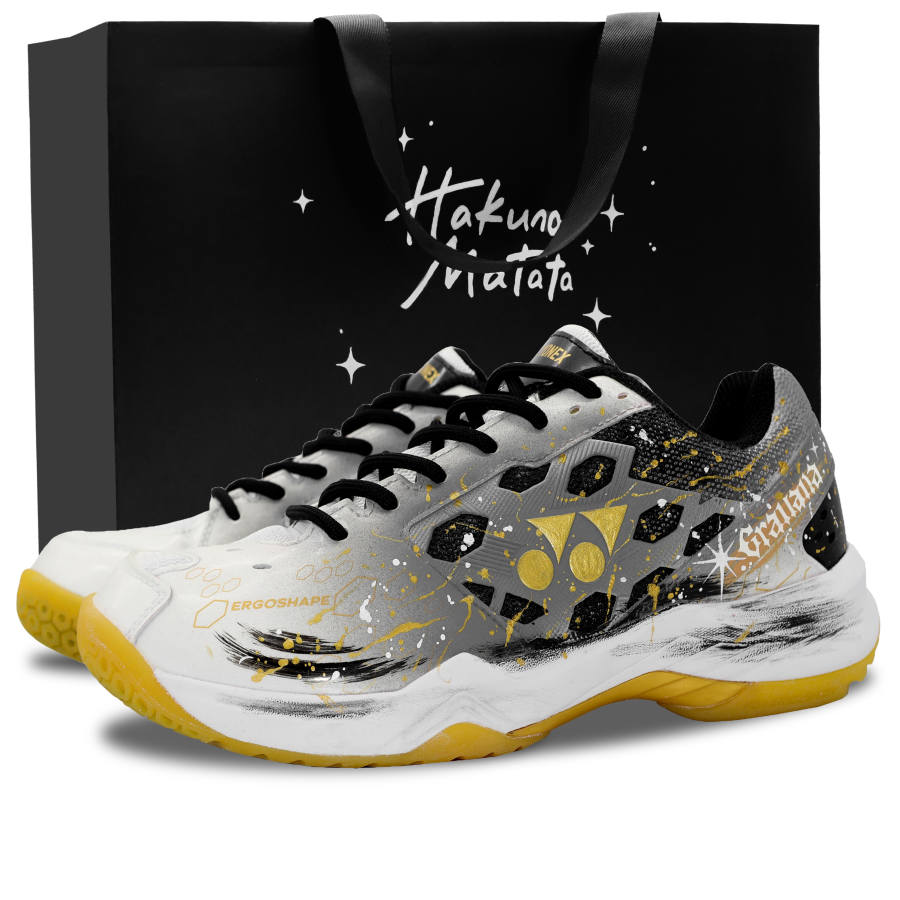 YONEX Power Cushion Badminton Shoes Unisex Low Top Black/White/Gold/Yellow