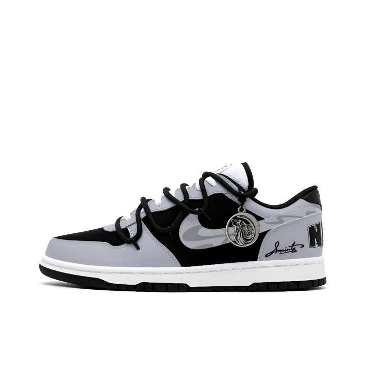 Nike Nike Big Skateboard Shoes Unisex Low Top Gray