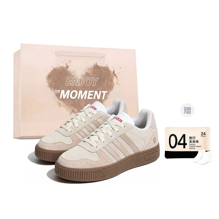 Adidas Adidas D PAD Skateboard Shoes Unisex Low Top White/Beige/Brown