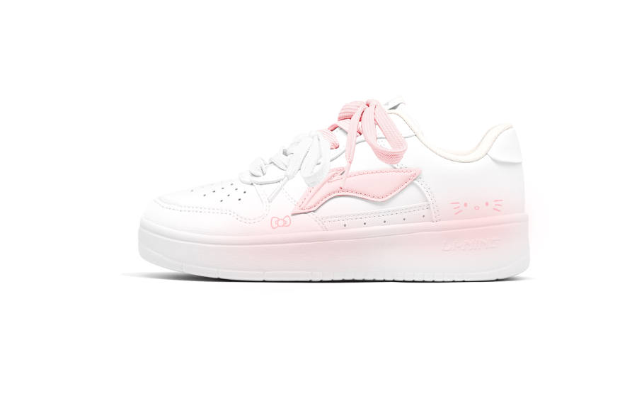 Li-Ning Li Ning Floating Boat Skateboard Shoes Women's Low Top White/Pink