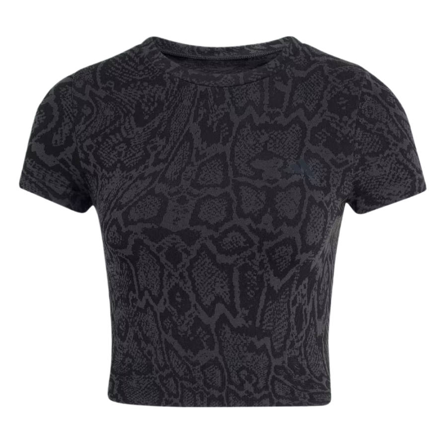 Adidas Adidas T Shirts Women's Black/Carbon Crew Neck Moderate