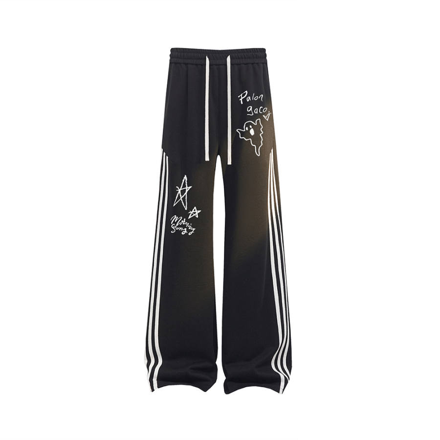 PAL ONGACO Casual Pants Unisex Moderate Straight Fit Pants
