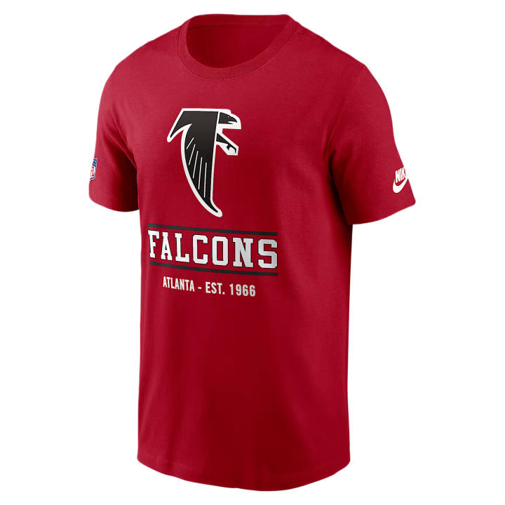 Nike Nike NFL T Shirts Men's Red Crew Neck Moderate
