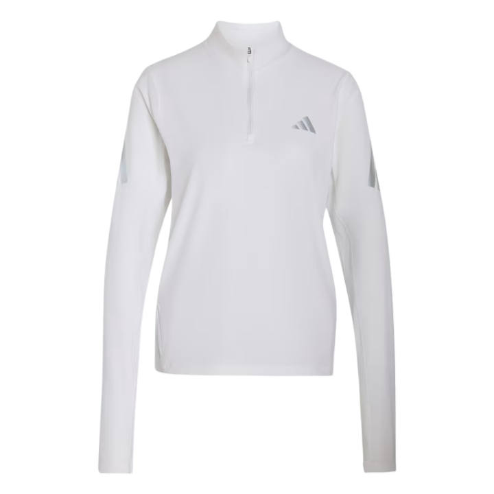Adidas Adidas Running Jackets Women's White/Reflective Silver Stand Collar Moderate