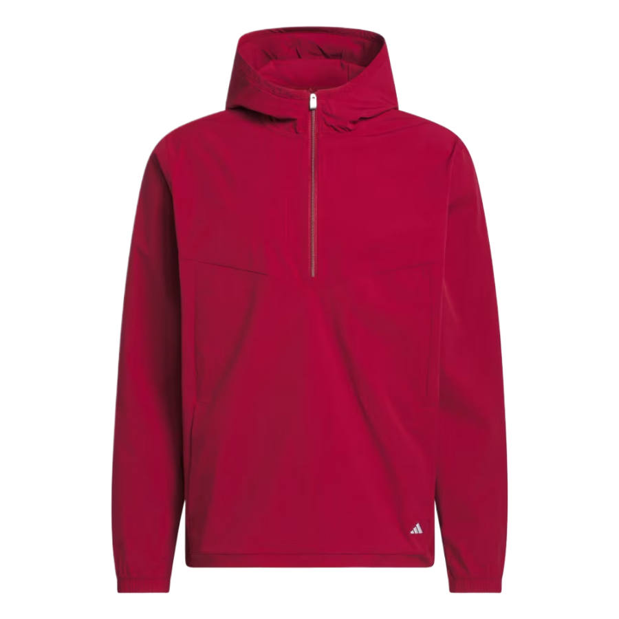 Adidas Adidas Jackets Men's Preppy Burgundy Hooded Non Detachable Moderate