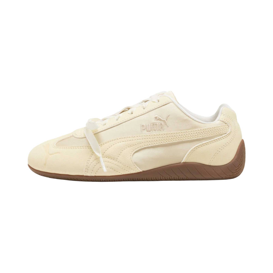 PUMA Speedcat Racing Shoes Women's Low Top Sunset Yellow Rubber Tree Color