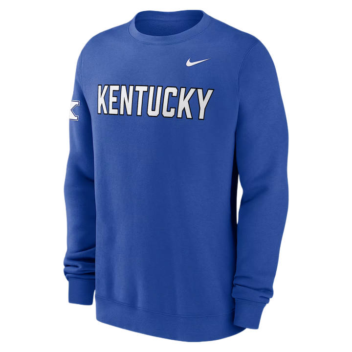 Nike Nike College Sweatshirts Men's Royal Gaming Crew Neck Moderate