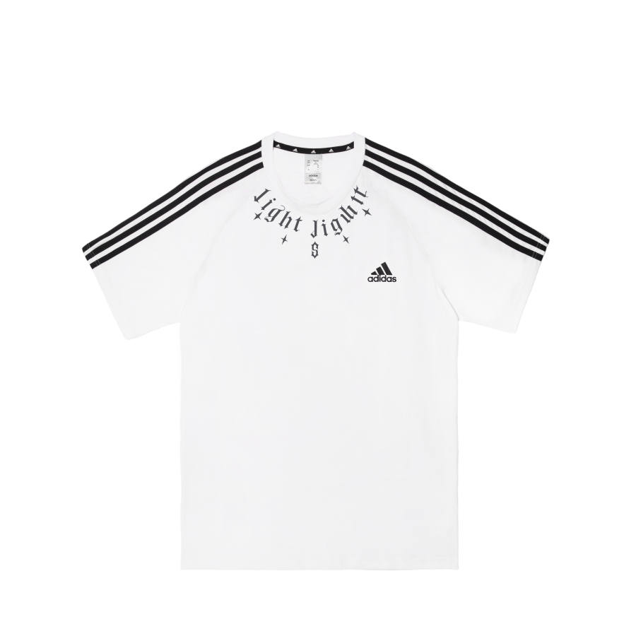 Adidas Adidas T Shirts Men's White Crew Neck Moderate
