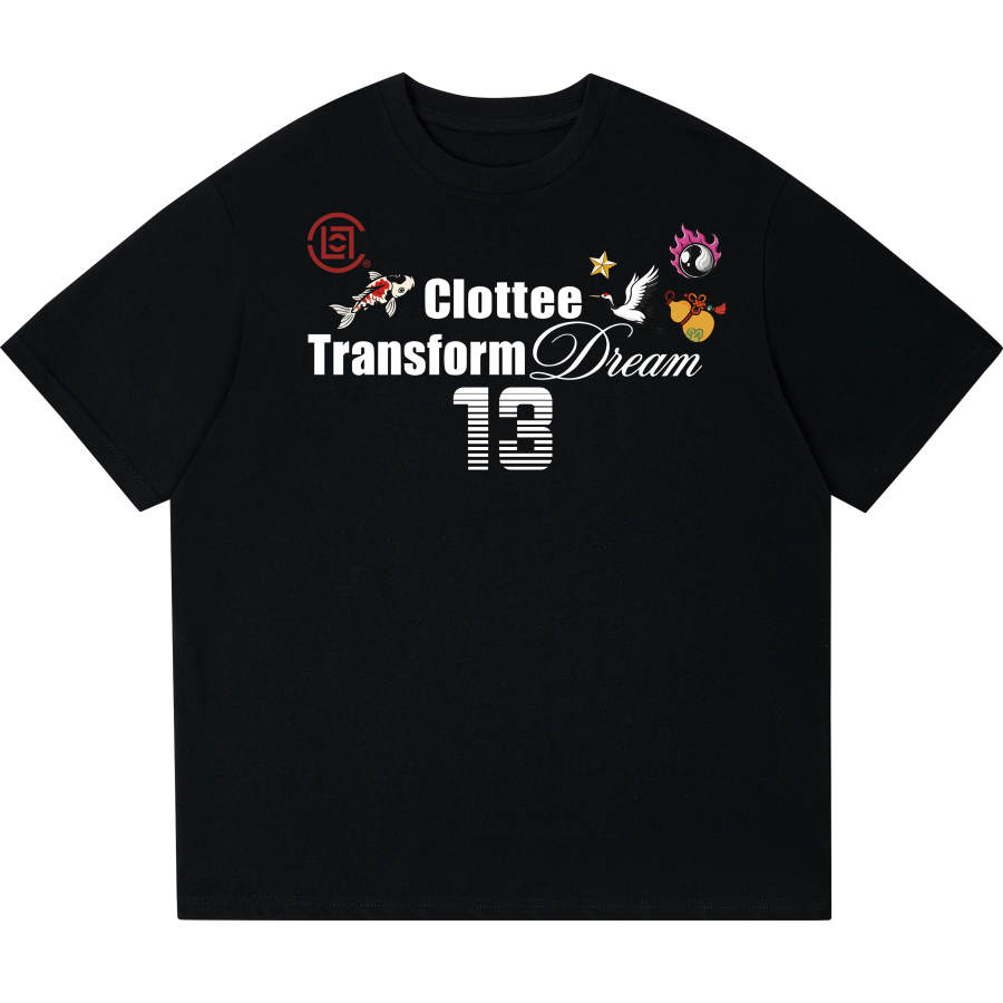 CLOT T Shirts Unisex Crew Neck Moderate Straight Fit