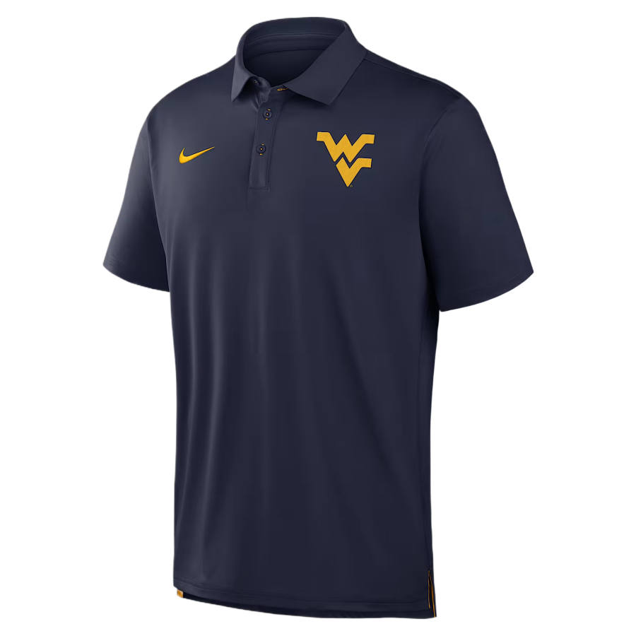 Nike Nike Dri Fit College Polo Shirts Men's Collegiate Marine Blue/University Gold Polo Collar Moderate