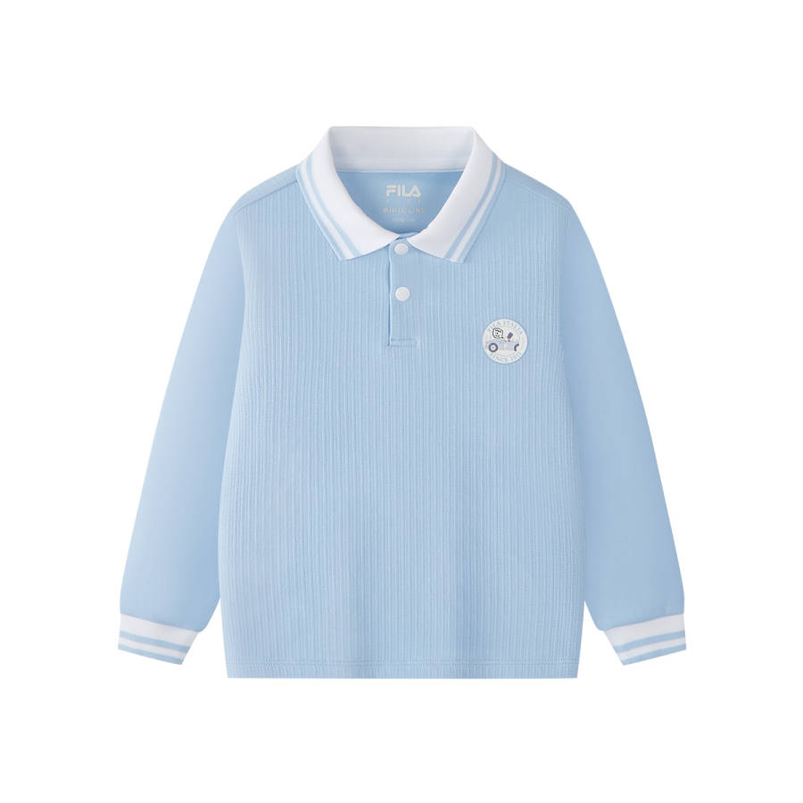 FILA KIDS Polo Shirts Lapel Moderate Stretch