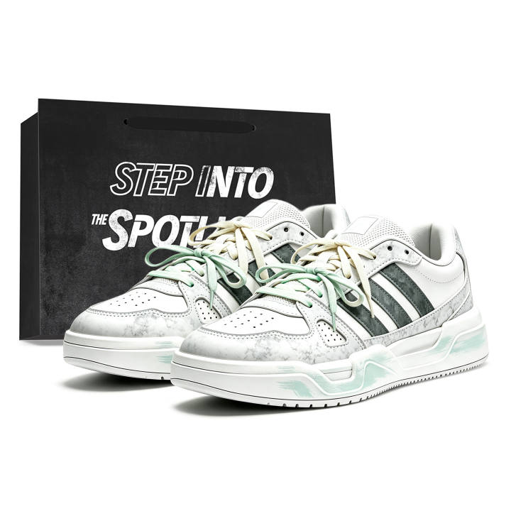 Adidas Adidas ENTRAP Skateboard Shoes Unisex Low Top White/Green