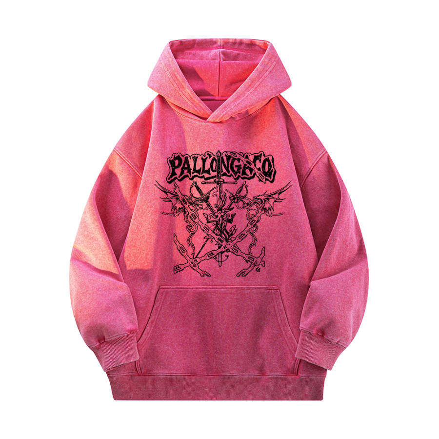 PAL ONGACO Sweatshirts Unisex Hooded Non Detachable Moderate Straight Fit