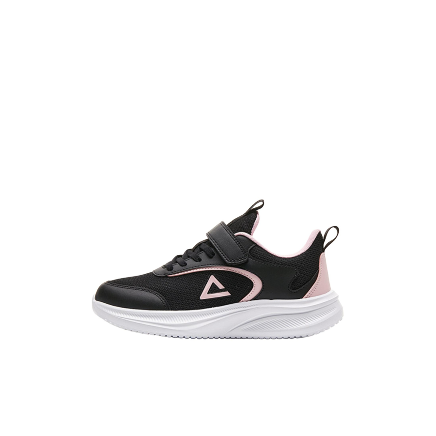 PEAK Fashion Sports Collection Slip Resistant Abrasion Resistant Low top Running Shoes Black White Pink Kids'