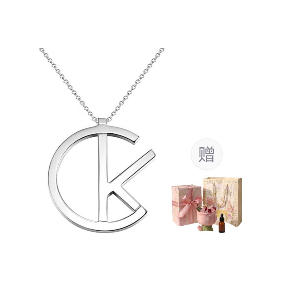 CALVIN KLEIN Vow 316L Stainless Steel Instagram Style, Niche, Trendy, Luxury, Premium Aesthetic Versatile, Necklace