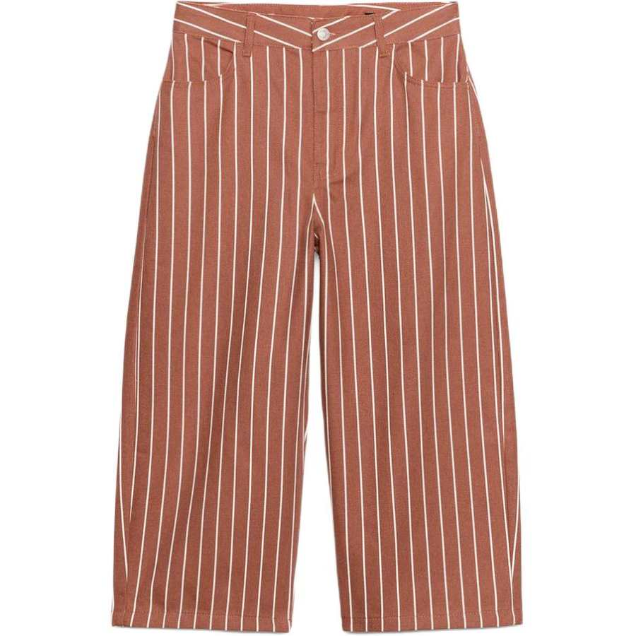 ZARA ZW Casual Pants Women's Dark Red Moderate