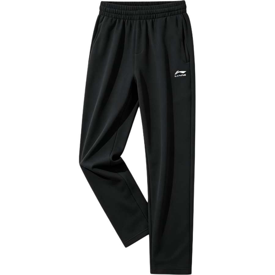 Li-Ning Li Ning Knitted Sweatpants Men's Black Slimming Black Moderate