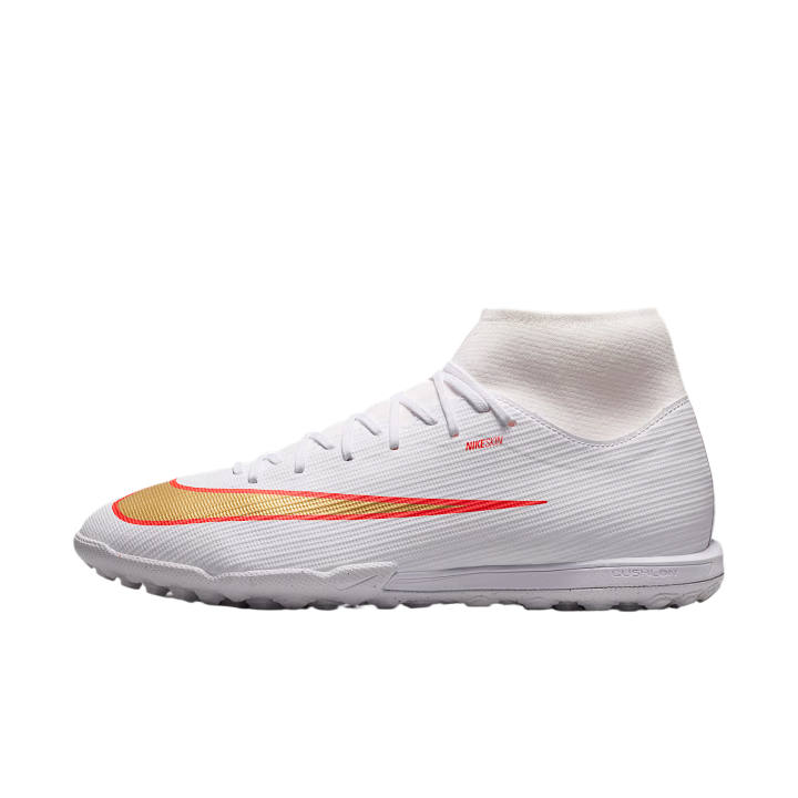 Nike Nike Mercurial Superfly 11 Soccer Shoes Unisex High Top White/Bright Dark Red/Misty Gold