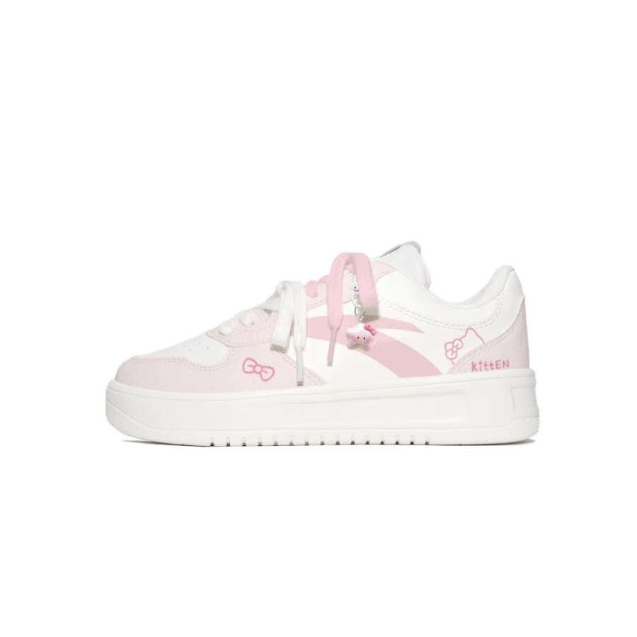 ANTA Skateboard Shoes Unisex Low Top Powder
