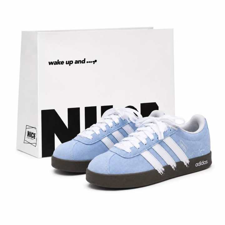 Adidas Adidas Vl Court Classic German Army Trainers Unisex Low Top White
