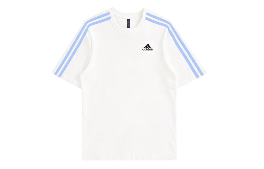 Adidas Adidas MUST HAVES T Shirts Unisex Ecru Crew Neck Moderate Straight Fit
