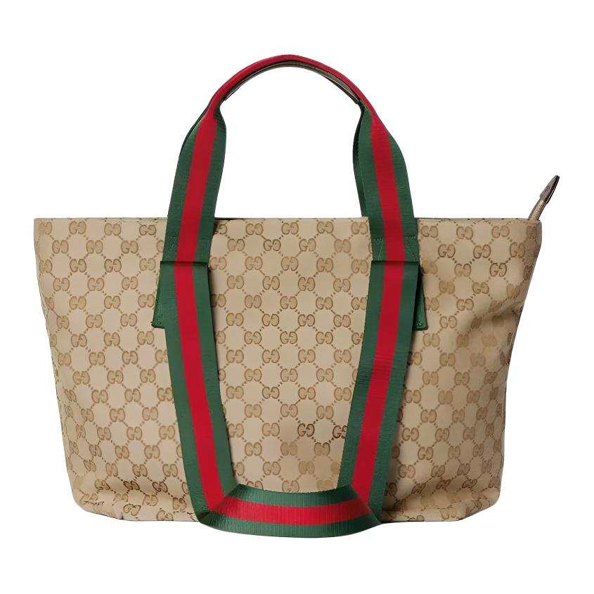 GUCCI GG Retro GG Canvas Tote Bag, Shoulder Bag Small Women's Sand