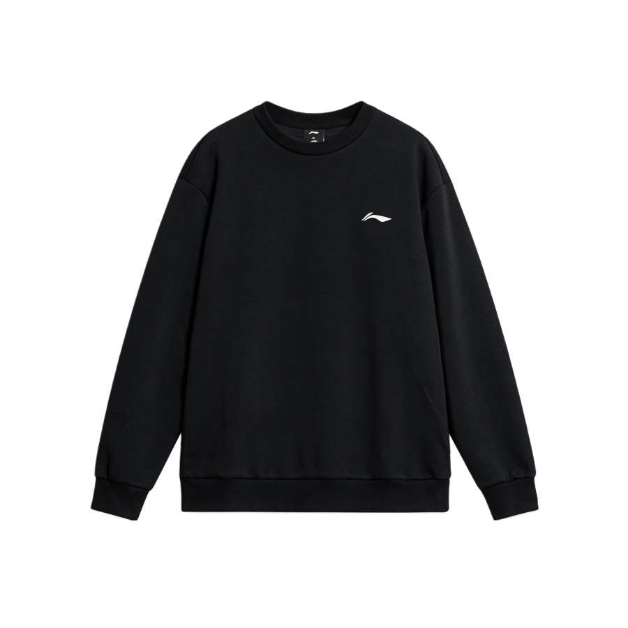 Li-Ning Li Ning Sweatshirts Men's Black Crew Neck Thickened Regular