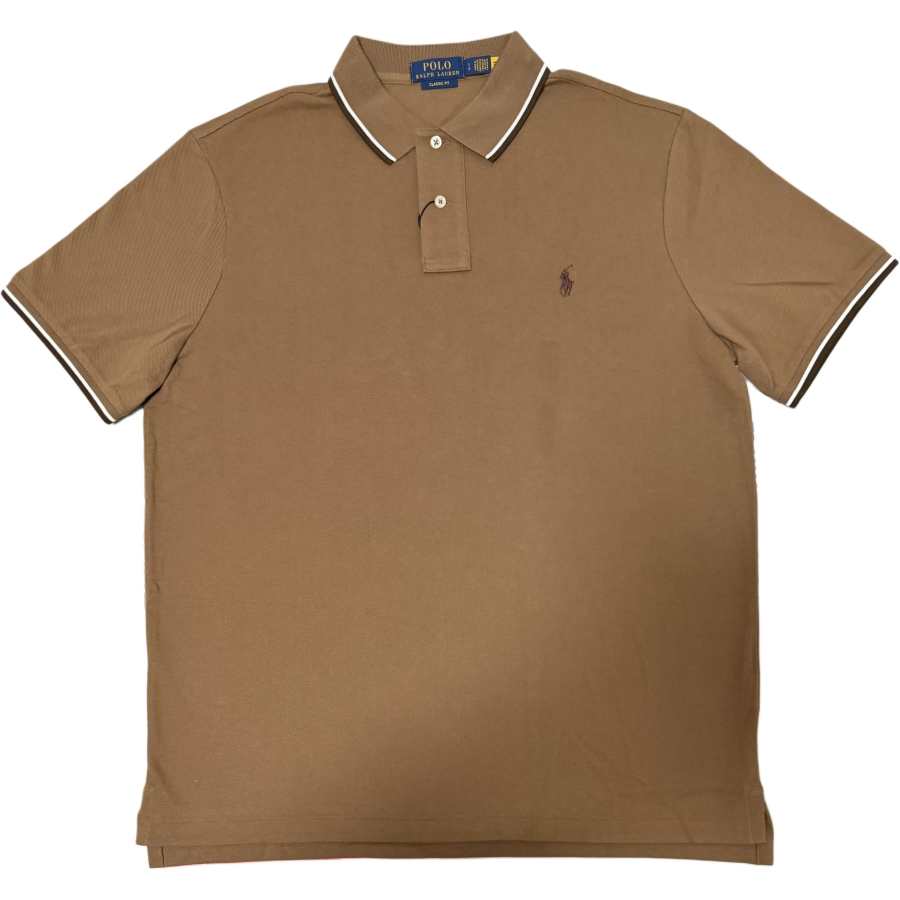 Polo Ralph Lauren Polo Shirts Men's Brown Polo Collar Moderate Other