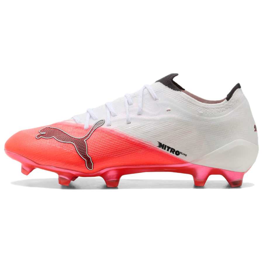 PUMA Ultra Nitro 7 Soccer Shoes Men's Aurora Red PUMA Black PUMA White