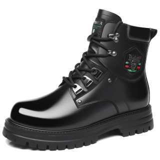 KJ Combat Boots Men's Black