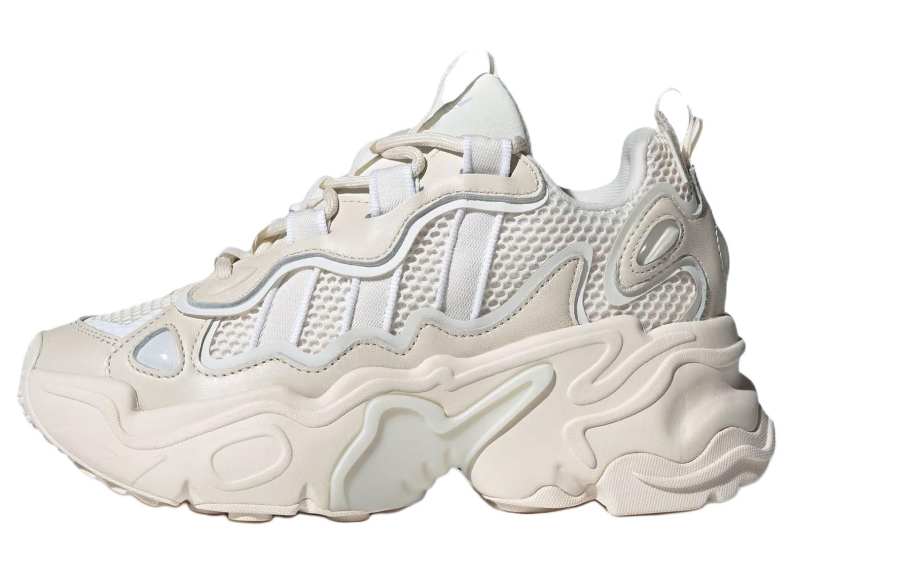 Adidas Originals Ozthemis Cushioning Slip Resistant Abrasion Resistant Low top Chunky Sneakers Women's White
